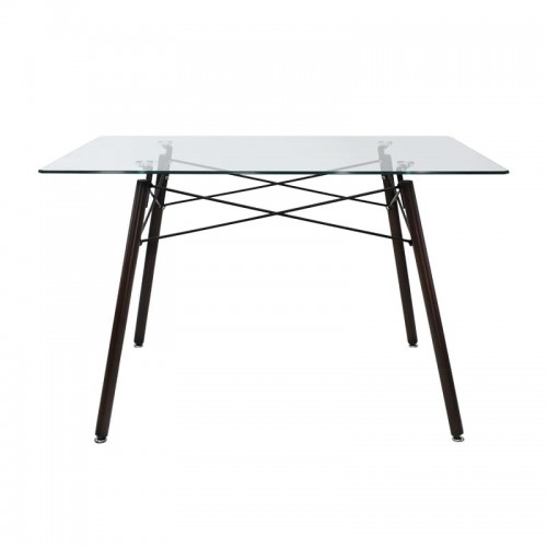 Mesa Oslo cristal rectangular encino